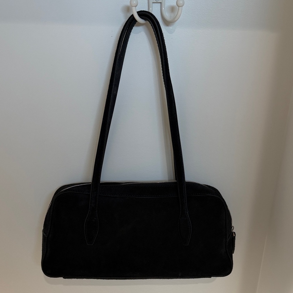 Madewell Classic Black Suede Shoulder Bag